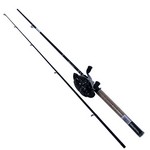 Daiwa DTC120-B/G662MH D-Turbo Spincast PMC Combo 5.5:1 Gear Ratio, 6'6