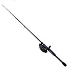 Daiwa DTE120-B/F662MH D-Turbo Spincast PMC Combo 5.5:1 Gear Ratio, 6'6