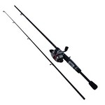 Daiwa DTE80-B/F562ML D-Turbo Spincast PMC Combo 4.3:1 Gear Ratio, 5'6