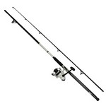 Daiwa DWB50-B/F1002M D-Wave Saltwater Spinning Combo 1 Bearing, 10' Length, 2 Piece Rod, Medium Power, Fiberglass Blank Material