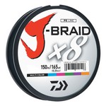 Daiwa JB8U20-150MU J-Braid Braided Line 20 lbs Tested, 165 Yards/150m Filler Spool, Multi Color