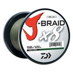 Daiwa JB8U40-1500DG J-Braid Braided Line 40 lbs Tested, 1650 Yards/1500m Filler Spool, Dark Green