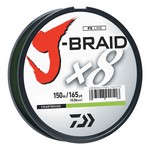 Daiwa JB8U40-150CH J-Braid Braided Line 40 lbs Tested, 165 Yards/150m Filler Spool, Chartreuse