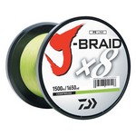 Daiwa JB8U8-1500CH J-Braid Braided Line 8 lbs Tested, 1650 Yards/1500m Filler Spool, Chartreuse