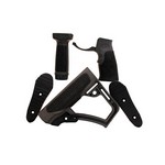 Daniel Defense 28-102-06145-012 Collapsible Buttstock Pistol Grip & Vertical Foregrip Combo Gray