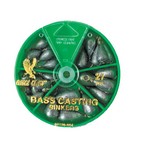 Eagle Claw 02180H-004 Sinker Assortment Bass Casting (Per 27)