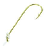 Eagle Claw 121H-3/0 Aberdeen Lightwire Hook Gold, Size 3/0 (Per 6)