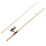 Eagle Claw CG6MS2C Crafted Glass Spinning Combo 6' Length, 2 Piece, Crafted Glass, Medium