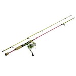 Eagle Claw ECFSRT6LSC Fish Skins Rainbow Trout Combo 6', 2pc Rod, 5.2:1 Gear Ratio, Light Power 