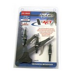 Excalibur 6672 X-ACT Mechanical Broadheads 100gr, SS, 3 Blade Set (Per 3) 