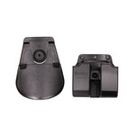 Fobus 6900NDRP Double Mag Pouch Roto Paddle, 9mm & .40 Double-Stack (fits Glock & H&K USP), Black