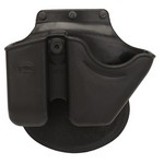Fobus CU9GSRP Roto Paddle and Belt Magazine/Cuff Combo Double Stacked 9mm Luger/.357 Sig/.40 S&W/.45 ACP and Handcuffs, Black