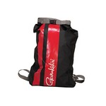 Gamakatsu BAG001 Waterproof Dry Bag, Zblack with Red Strips 