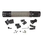 Hogue 15874 AR15 Rifle Long Free Float Forend w/Accessory OM Ghillie Green