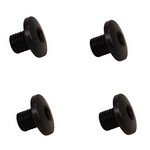 Hogue 38009 P238/P938 Screws 4 Hex Head, Short, Black Finish