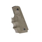 Hogue 45983 Government 1911 Green Laser, Finger Grooves, Dark Earth