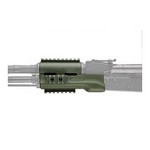 Hogue 74204 AK-47 Overmolded Forend Standard, Rubber Grip Area, Olive Drab Green