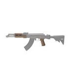 Hogue 74308 AK-47 Rubber Grip Standard w/Forend Flat Dark Earth
