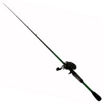 Lews Fishing MS1HL610MH Mach Baitcast Combo 6.8:1 Gear Ratio, 10 Bearings, 6'10 1pc Rod, Medium/Heavy Power, Left Hand