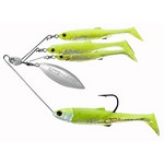 LiveTarget Lures MNSR14LG857 Baitball Spinner Rig Freshwater, Large, 1/2 oz Weight, 1'-15' Depth, Chartreuse/Silver, Per 1