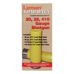 Lyman 9780002 Load Data Book 16, 20, & 28 Gauge