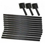 Moultrie Feeders MFHP53723 30-Gallon Leg Bracket & Pole Kit 