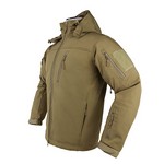 NCStar CAJ2969TS Trekker Jacket Small,  Tan, Polyester Outside, Micro Fleece Inside