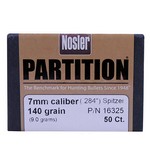 Nosler 16331 30 Caliber Bullets Partition, 180 Grains, Spitzer, Per 50
