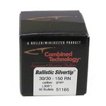Nosler 51165 30-30 Winchester Ballistic Silvertip Hunting Bullets, 150gr, Boat Tail, Per 50 