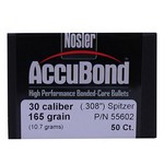 Nosler 55602 30 Caliber Bullets AccuBond, 165 Grains, Ballistic Tip Spitzer Boat Tail, Per 50