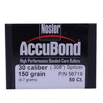 Nosler 56719 30 Caliber Bullets AccuBond, 150 Grains, Bonded Spitzer Boat Tail, Per 50