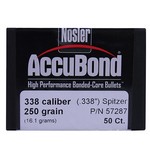 Nosler 57287 338 Caliber Bullets AccuBond, 250 Grains, Ballistic Tip Spitzer, Per 50