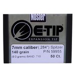 Nosler 59955 7mm Bullets E-Tip, 140 Grains, Spitzer Boat Tail Lead Free, Per 50