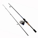 Okuma CSII-602ML-20 Cascade II Spinning Combo 20 Reel Size, 1 BB Bearings, 6' Length 2pc, Medium/Light Power, Ambidextrous