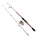 Okuma SLXP-662-20PK Steeler XP Spinning Combo 20 Reel Size, 1BB Bearings, 6'6