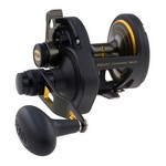 PENN 1292932 Fathom Lever Drag 2 Speed Conventional Reel 25N Size, 5.5:1/2.7:1 Gear Ratio, 38