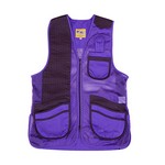 Peregrine MIZ-820-PU-RH-L MizMac Womens Perfect Fit Mesh Vest Genuine Leather Pad, Purple, Right Hand, Large