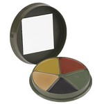 Proforce Equipment 61350 5 Color Camo Cream, Compact with Mirror 