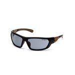 Pyramex Safety Products CHB220DT Carhartt Carbondale Safety Glasses Anti-Fog Lens with Black/Tan Frame