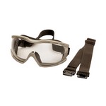 Pyramex Safety Products G604T2 Goggles Chemical Splash e with Clear Anti-fog Lens and Gray Frame and Two Straps