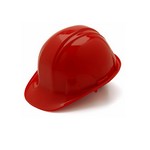 Pyramex Safety Products HP16120 SL Series 6 Point Ratchet Suspension Hard Hat Red