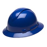 Pyramex Safety Products HP54160 Ridgeline Full Brim Hard Hat 4 Point Ratchet, Blue