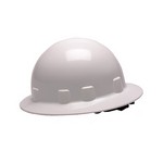 Pyramex Safety Products HPS24110 SL Series Sleek Full Hard Hat, 4 Point Ratchet, White 