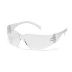 Pyramex Safety Products S4110S Intruder Safety Glasses Clear Lens with Clear Temples