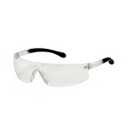 Pyramex Safety Products S7210ST Provoq Safety Glasses Clear Anti-Fog Lens with Clear Temples