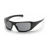 Pyramex Safety Products SB5621D Goliath Safety Glasses, Gray Polarized Lens with Black Frame 