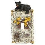 Rivers Edge Products 611 Plate Covers Birch Bear Single Switch