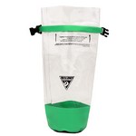 Seattle Sports 016148 Glacier Clear Dry Bag, Clear/Lime Small