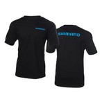 Shimano ATEESSLBK Brand Cotton Short Sleeve Tee Black, Large