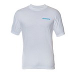 Shimano ATEESSMWT Brand Cotton Short Sleeve Tee White, Medium